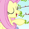 needs_fern: Fluttershy conducting birds with a smile on her face (music)