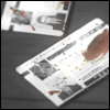 ourtinymoments: Black & white picture of Elena & Tseng's ID cards with red bloodstains (FF7 - Bloodstained)