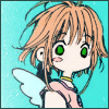 ourtinymoments: Clamp's Sakura, looking surprised and blushing (Clamp - Huh?)
