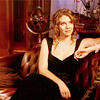 meredith44: SPN Bela in black formal dress on couch (SPN Bela formal)