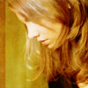 meredith44: SPN Bela looking down in profile, tinted yellow (SPN Bela profile down yellow)