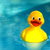 fullygoldy: Smiling Rubber Duck (Lucky Duck)