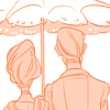 originallutece: when you've already got freckles but what the hell (robert; the umbrella's useless)