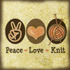 purplehaze8: (MS - Peace Love Knit)