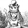 bleucanary: alice through the looking glass is finally crowned (Default)