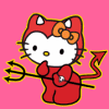 blktauna: hello kitty (devil kitty)
