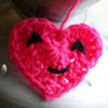 mewsing: Crochet heart I made for Chris (<3)