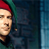 jamie: manip of John Sheppard with an elf cap on (john - christmas)