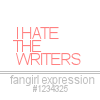 wendelah1: (I HATE THE WRITERS)