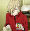 gamera: yuri plisetsky failing at juice (what am i a child??)