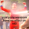 superartie: (puny weapons)