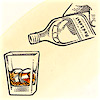 frandroid: Bottle pouring scotch in a glass (scotch)