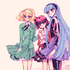 monster_san: Standing with Umi, Hikaru, and a dramatically convenient breeze (Standing together)