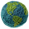 mmouse15: Ball of yarn with Earth painted on it (Knit Earth)