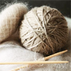 mmouse15: Knitting needles and ball of yarn (Knitting)