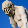 grundyscribbling: statue facepalming (facepalm)