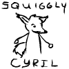 cyriljackal: (Squiggly cyril)