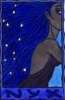 nyx_noire: Greek goddess Nyx with blue starry hair (Nyx)