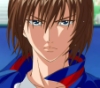 yrindor: Head shot of Fuji Shuusuke with his eyes open (Fuji)