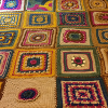 purplecat: A Crocheted Afghan Square Blanket (General:Crochet)