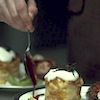 sharp_as_knives: (plating dessert)