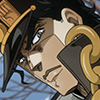 fivefingerdeathpunch: a neutral expression at an angle because Jotaro is way too tall (really really ridiculously tall-looking)