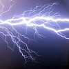 ext_15284: a wreath of lightning against a dark, stormy sky (Default)