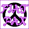 acelightning: words over peace symbol (Fiat Pax)