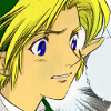 timezone: Link from the Zelda Series Ocarina of Time manga looking surprised in a bad way (Manga Set: bad surprise face)