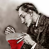 muccamukk: Holmes examines a Santa hat. (SH: Christmas Hat)