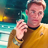 tarotgal: (Star Trek: Kirk with communicator)