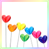 matchsticks_p: rainbow hearts (rainbow <3s)