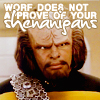weaselett: (st tng - worf - does not approve)