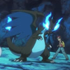 secretlyaketchum: From the Pokémon Origins anime. (mega charizard x)