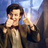 dulcinea: Cap of the Eleventh Doctor giving the thumbs up ([DW] Thumbs up A+)
