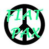 thnidu: "ND" disarmament symbol, and "Fiat Pax" (let there be peace) (peace)