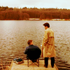 dulcinea: Dean and Castiel at the end of the pier. ([SPN] Profound bond.)