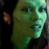 ninety6tears: GOTG: gamora w/ headphones (gamora)