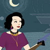 naeelah: [mid-century style illustration of myself] (me mad men)