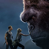 jedibuttercup: Two humans touching Kong's nose (king kong)