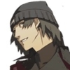 mortal_son: Shinjiro, chin angled up, but smiling, looking gentler and softer somehow. (rare smile)