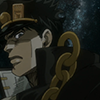 fivefingerdeathpunch: the Milky Way spreading out behind from Jotaro's shoulder (I will be chasing a starlight)