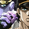 fivefingerdeathpunch: Star Platinum catching something tiny before it reaches Jotaro's ear (do more trust falls Karen)
