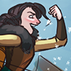 moneytwin: Official Art by Wendy Sullivan (<user name="WendyDoodles" site="twitter">) (Onward!)
