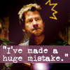 runpunkrun: john sheppard biting his lip, text: "I've made a huge mistake." (sheppard makes a huge mistake)