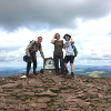 purplecat: The family on top of Pen Y Fan (General:Walking)