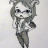 sevenblackbirds: me, drawn as a satyr (satyr)