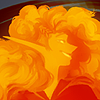 restinglichface: DNT ([fire girl] grinning)