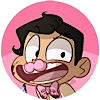 cottoncandypink: Drawn icon of Wilford smeared with blood and holding a knife.  He looks happy (Casual - Round BG)