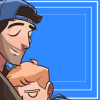 king_touchy: Jack and Bitty from Check, Please! hugging (Awww)